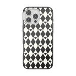 Harlequin Hearts Black — iPhone 16 Pro Max MagSafe Case - US 50597