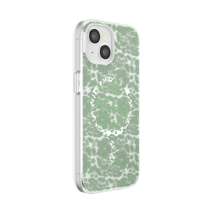 Lace Eucalyptus  — iPhone 15 MagSafe Case - US 78061