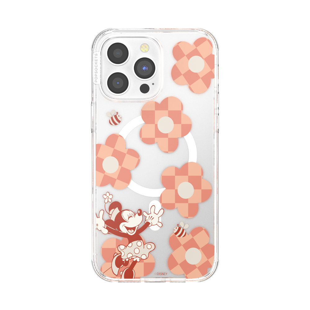 Minnie Checkered Flower  — iPhone 14 Pro Max MagSafe Case - US 39141