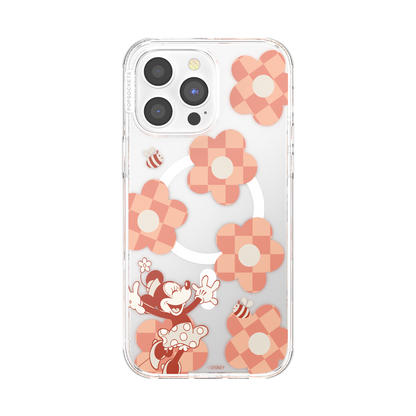 Minnie Checkered Flower  — iPhone 14 Pro Max MagSafe Case - US 39141