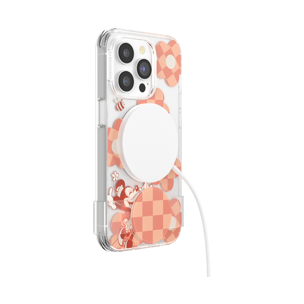 Minnie Checkered Flower  — iPhone 14 Pro MagSafe Case - US 51513