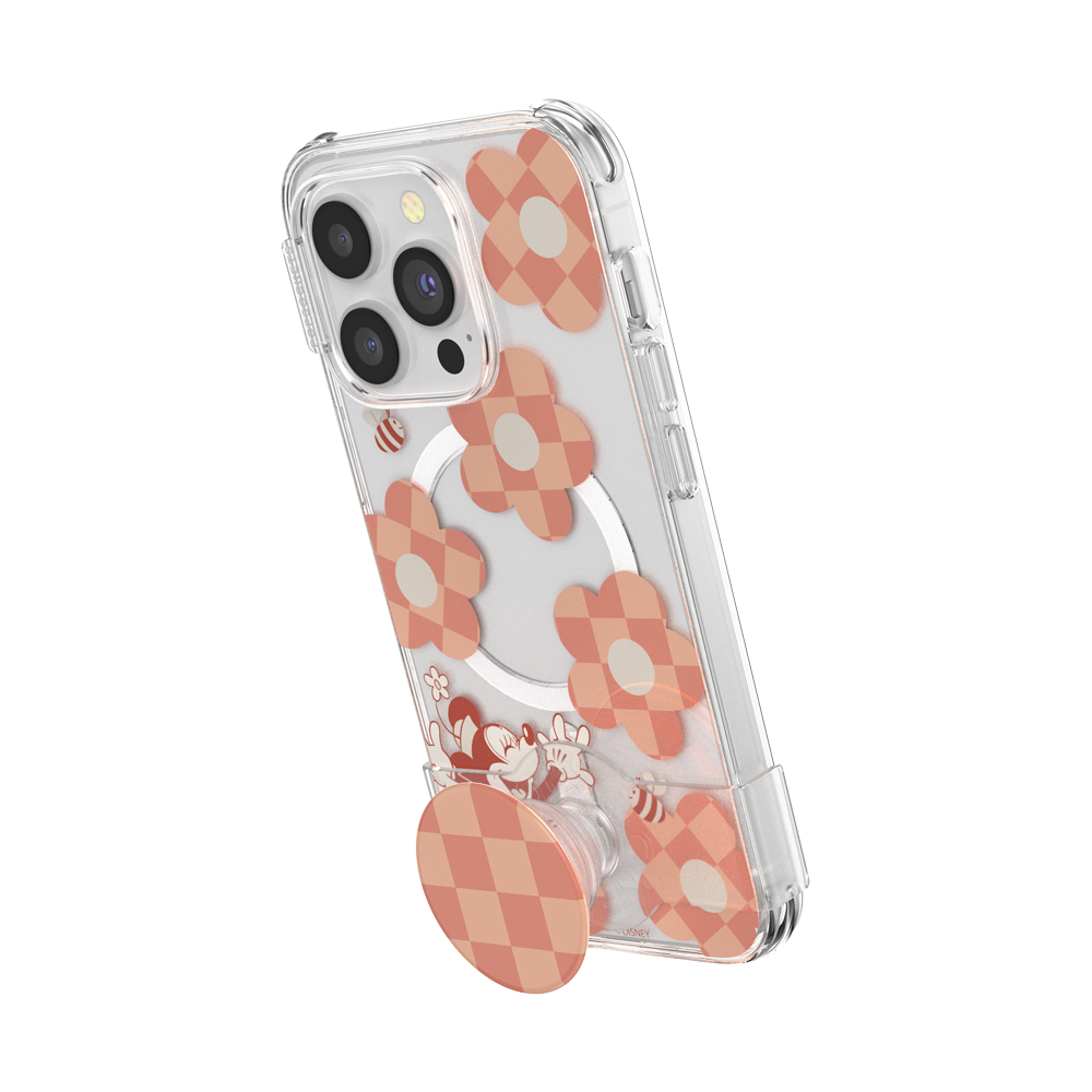 Minnie Checkered Flower  — iPhone 14 Pro MagSafe Case - US 51513