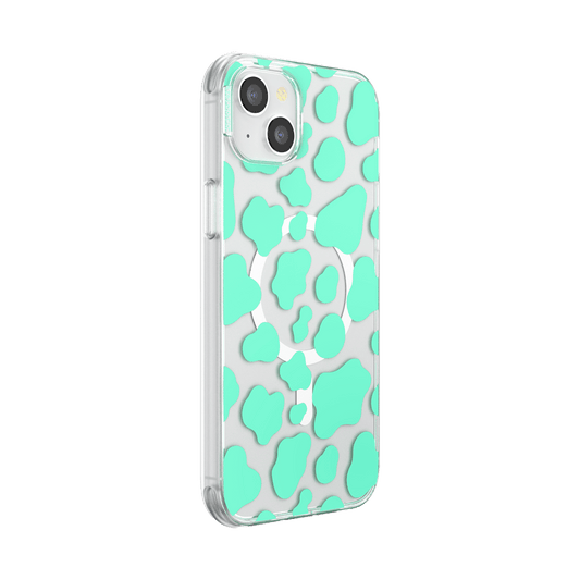 Turquoise Cow Cow  — iPhone 14 Plus MagSafe Case - US 94946
