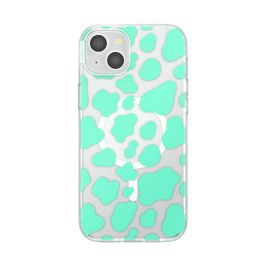 Turquoise Cow Cow  — iPhone 15 Plus MagSafe Case - US 47313