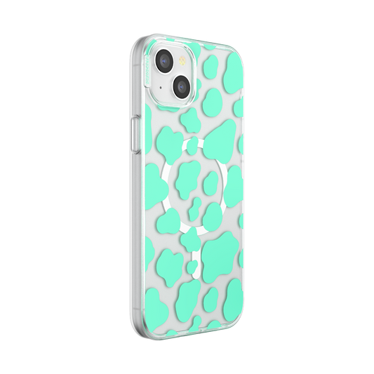 Turquoise Cow Cow  — iPhone 15 Plus MagSafe Case - US 47313