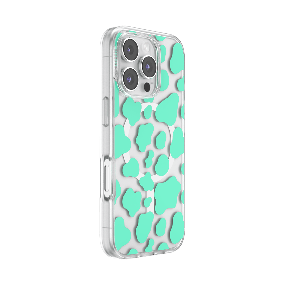 Turquoise Cow Cow — iPhone 16 Pro MagSafe Case - US 15059
