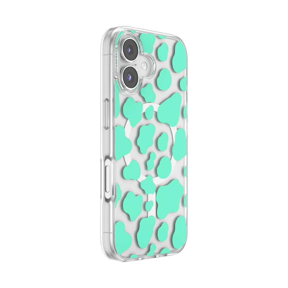 Turquoise Cow Cow — iPhone 16 MagSafe Case - US 58481