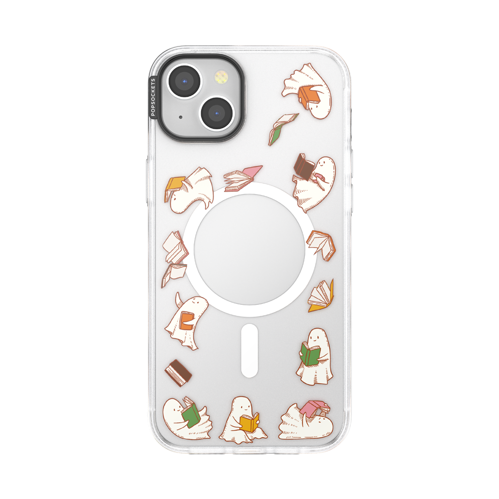 Spooky Book Club Clear  — iPhone 15 Plus MagSafe Case - US 54040