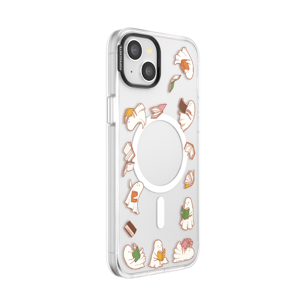 Spooky Book Club Clear  — iPhone 15 Plus MagSafe Case - US 54040