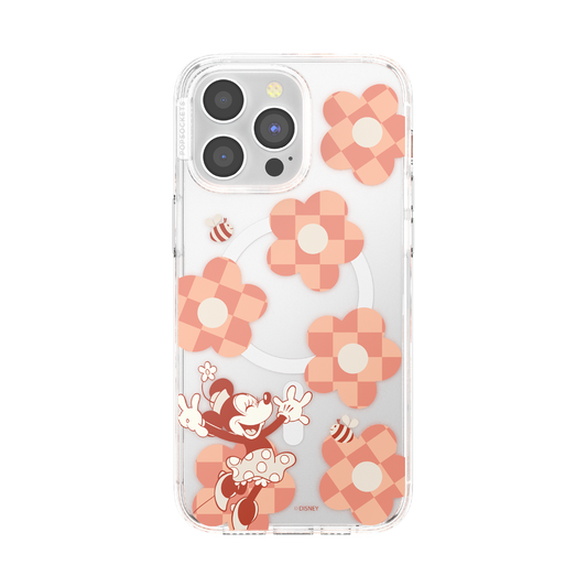 Minnie Checkered Flower — iPhone 15 Pro Max MagSafe Case - US 06486