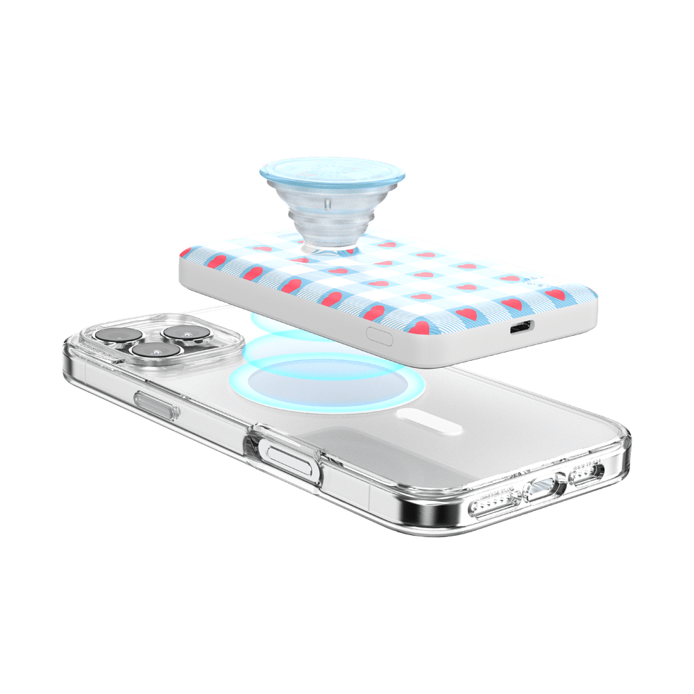 Berry Sweet Gingham — MagSafe PowerPack - US 53487