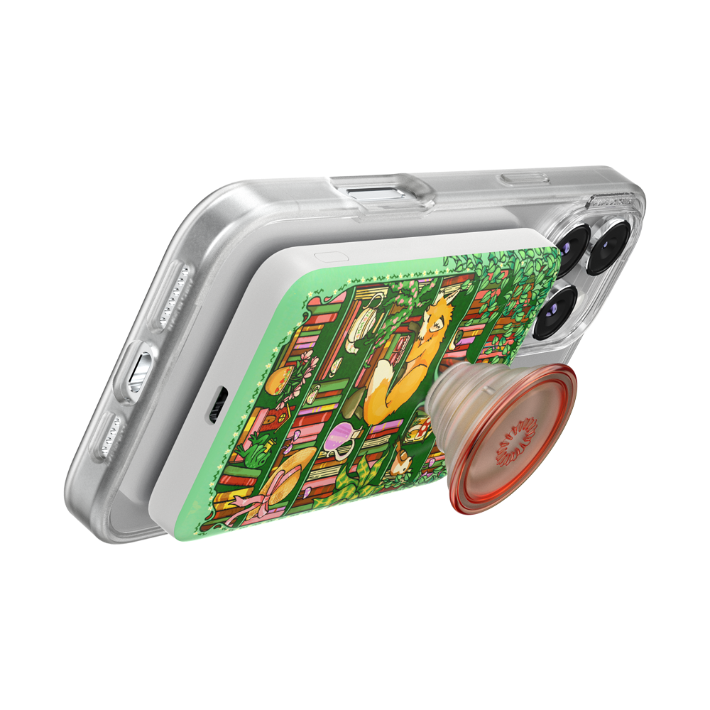 Storied Shelves Green — MagSafe PowerPack - US 74737