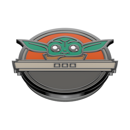 Enamel Grogu Pod — Adhesive PopGrip - US 93856