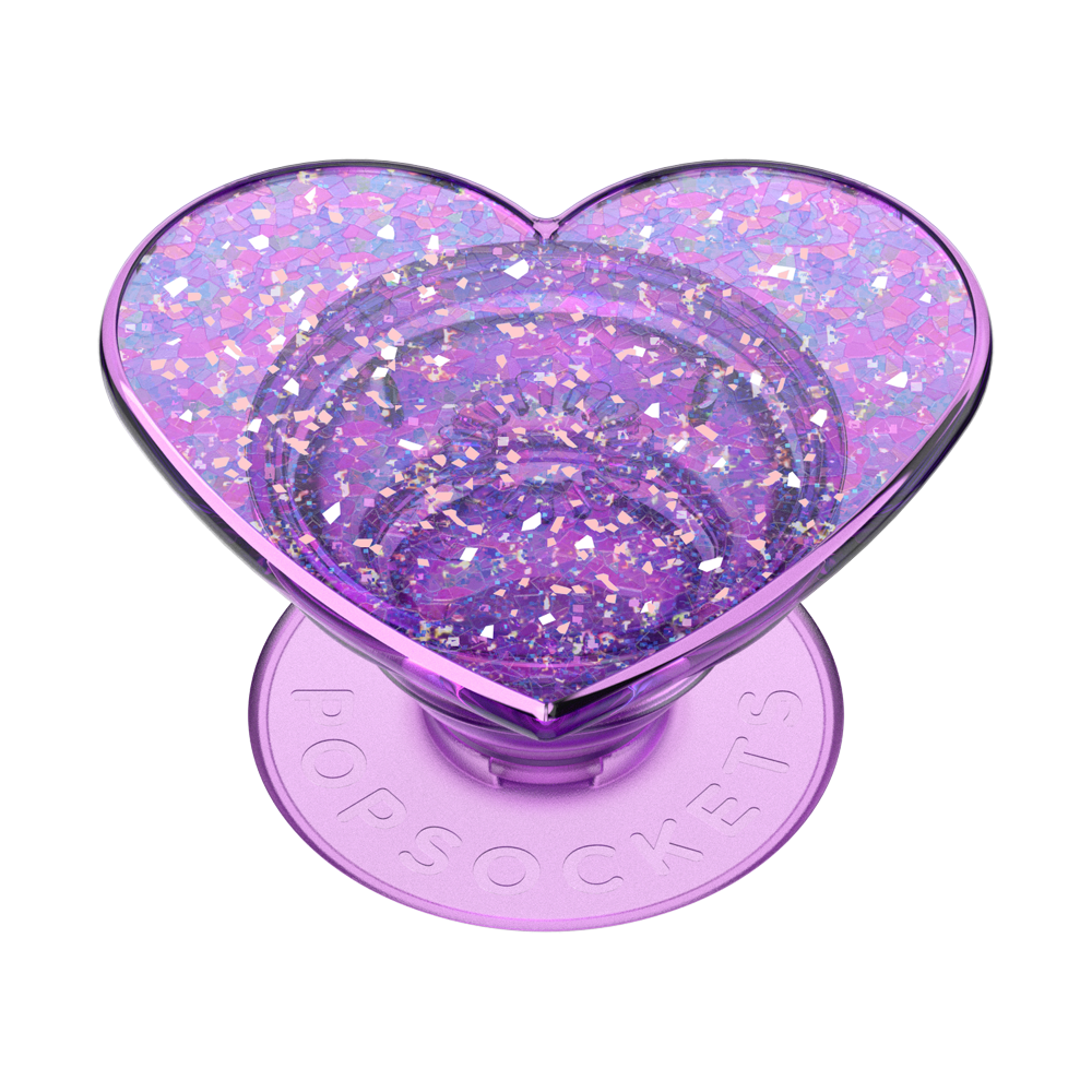 Iridescent Confetti Dreamy Heart — Adhesive PopGrip - US 90615