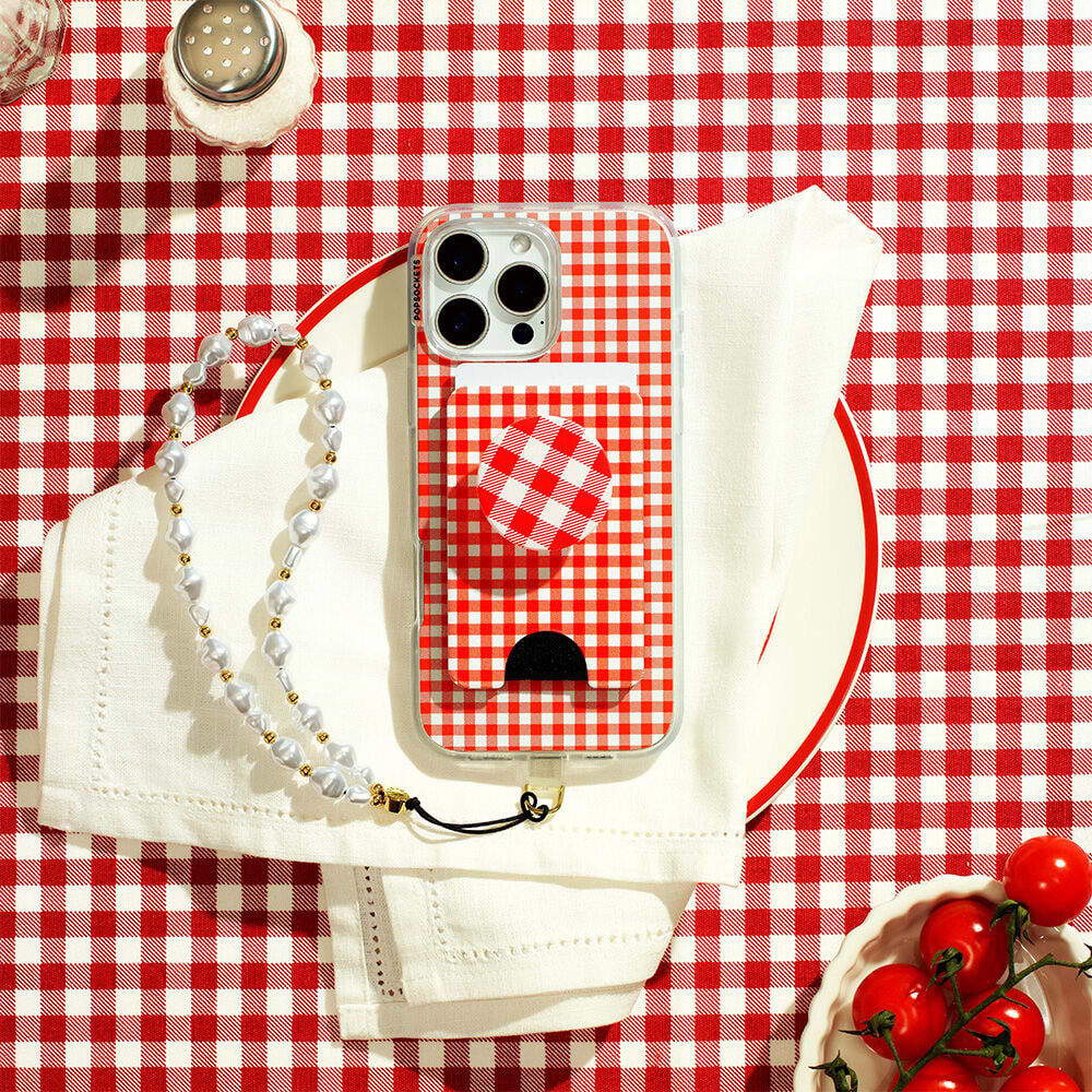 Red Gingham — iPhone 16 Plus MagSafe Case - US 04188