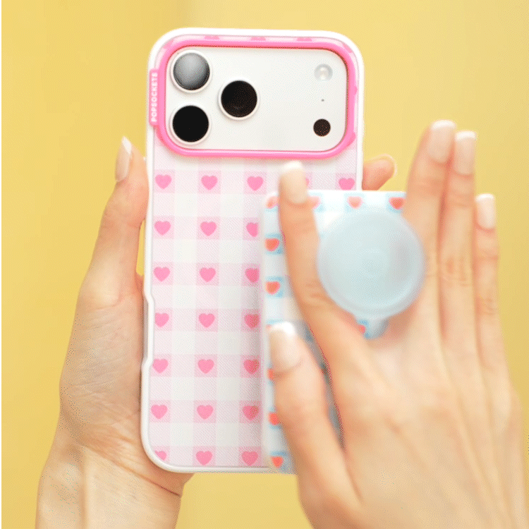 Blush Gingham — iPhone 14 MagSafe Case - US 85935