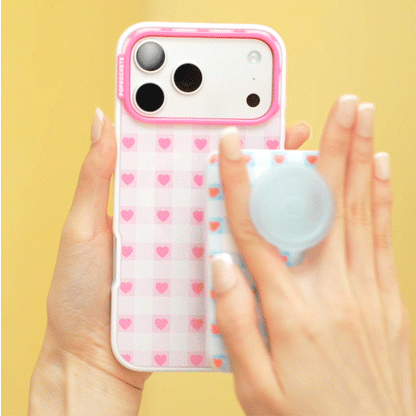 Blush Gingham — iPhone 14 Pro Max MagSafe Case - US 81195