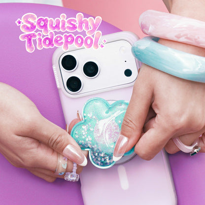 Tidepool Squishy Daisy Turquoise — MagSafe PopGrip - US 66950