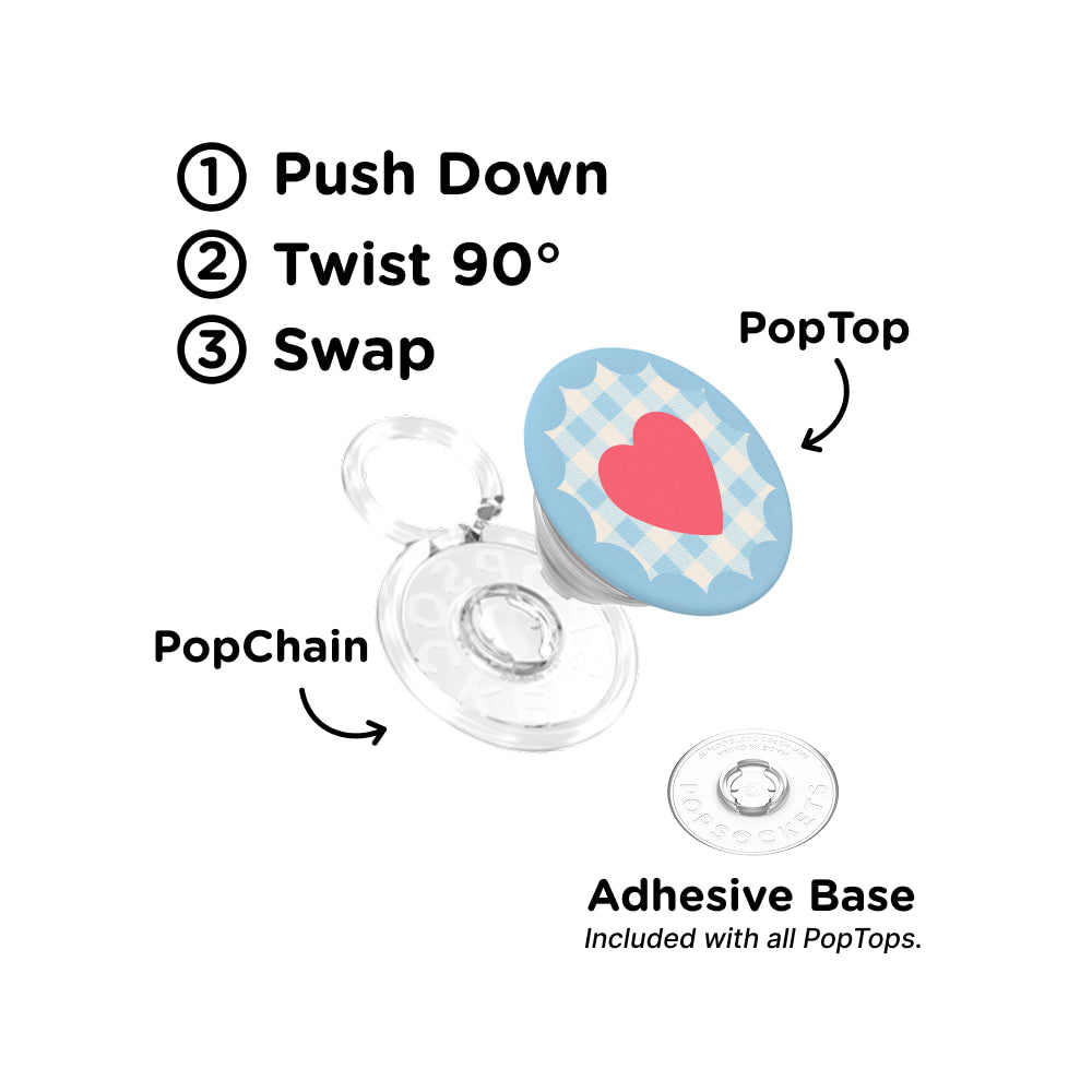 Gingham Heart —  PopTop - US 63862