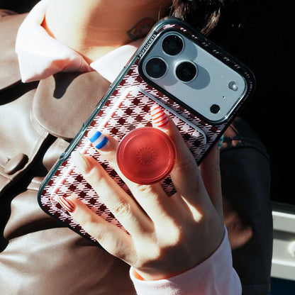 Black Cherry Gingham — iPhone 17 Pro MagSafe Case - US 86867