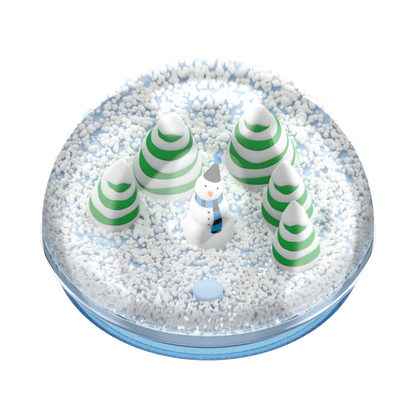 Tidepool Globe Snowland — Adhesive PopGrip - US 13537
