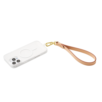 Vegan Leather Tan — Phone Wristlet - US 07644