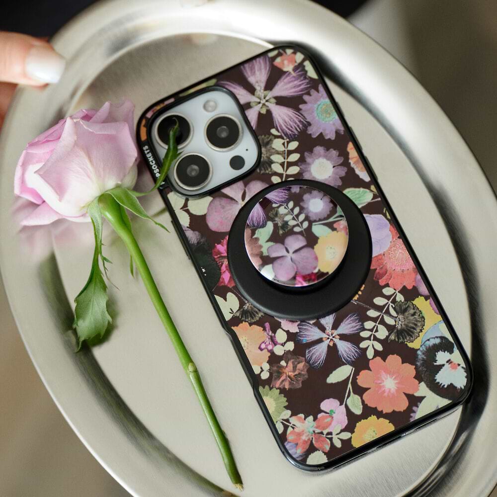 Pressed Flower After Dark — MagSafe PopGrip - US 73425